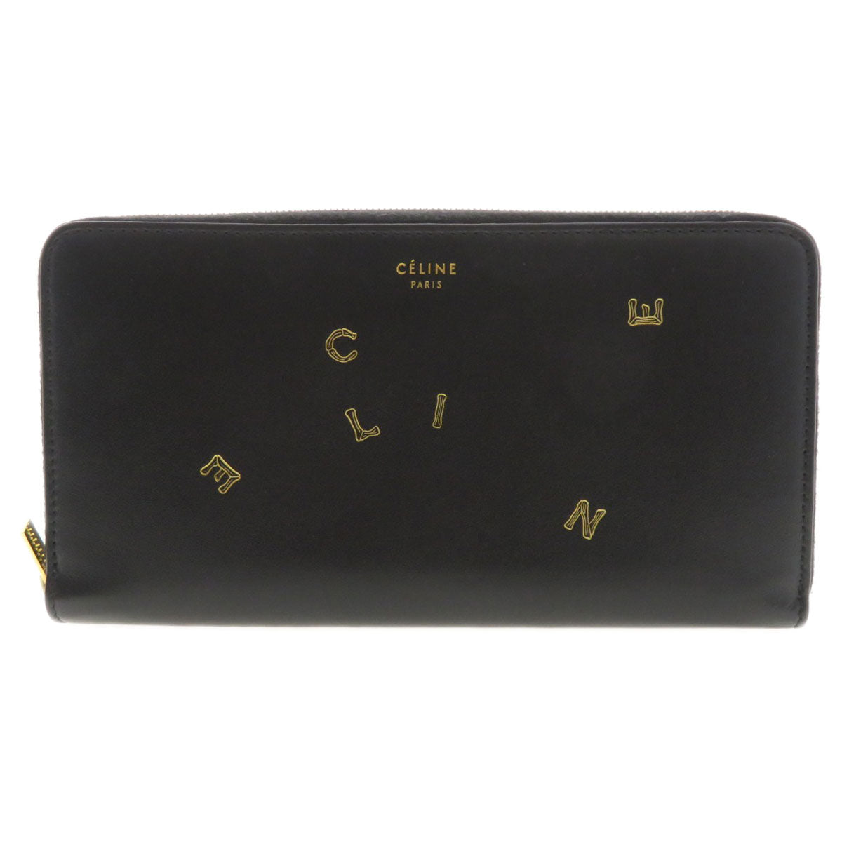 CELINE セリーヌ ロゴモチーフ 長財布（小銭入れあり） カーフ レディース 中古