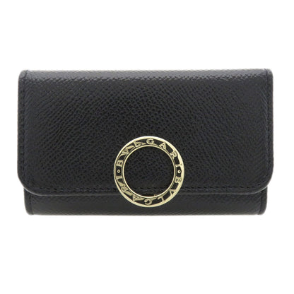 BVLGARI ブルガリ ロゴ金具 キーケース カーフ レディース 中古