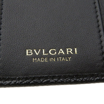 BVLGARI ブルガリ ロゴ金具 キーケース カーフ レディース 中古