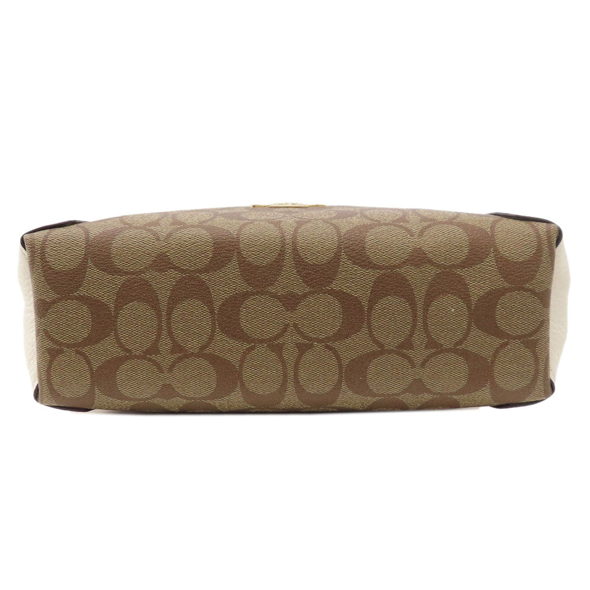 COACH コーチ C7261 シグネチャー 2WAY ハンドバッグ PVC レディース 中古