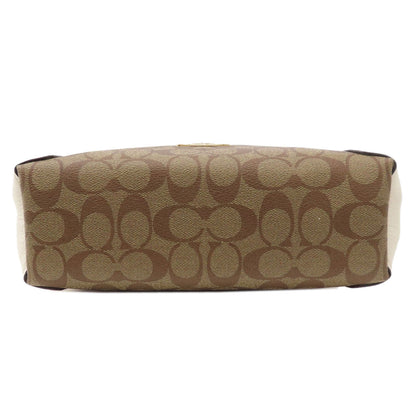 COACH コーチ C7261 シグネチャー 2WAY ハンドバッグ PVC レディース 中古