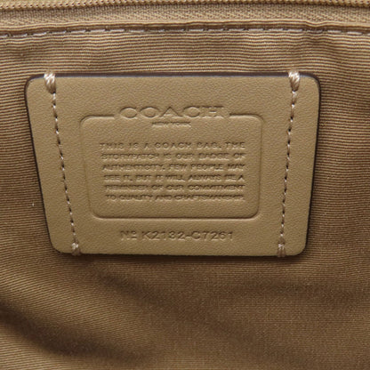 COACH コーチ C7261 シグネチャー 2WAY ハンドバッグ PVC レディース 中古
