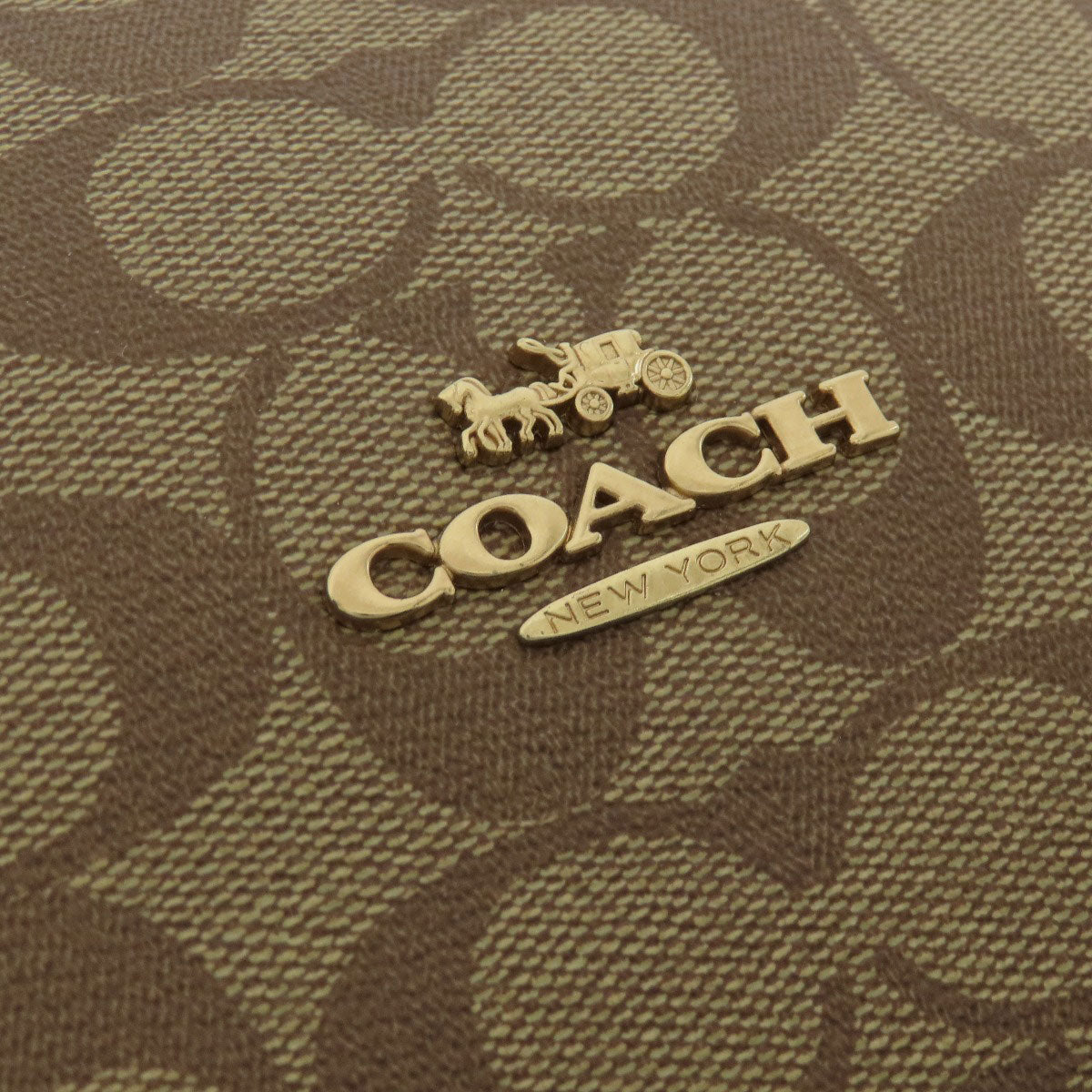 COACH コーチ C7261 シグネチャー 2WAY ハンドバッグ PVC レディース 中古