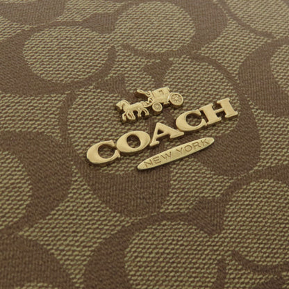 COACH コーチ C7261 シグネチャー 2WAY ハンドバッグ PVC レディース 中古
