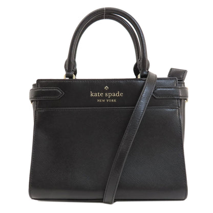 kate spade ケイトスペード ロゴ 2WAY ハンドバッグ PVC レディース 中古