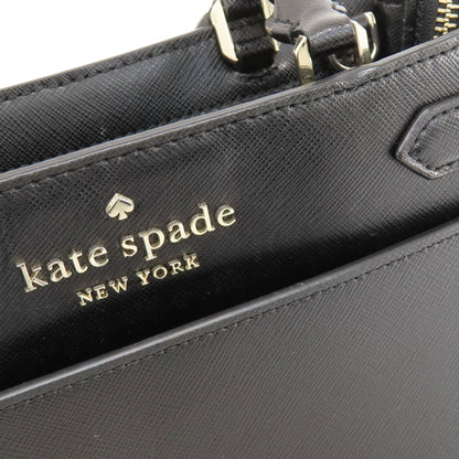 kate spade ケイトスペード ロゴ 2WAY ハンドバッグ PVC レディース 中古