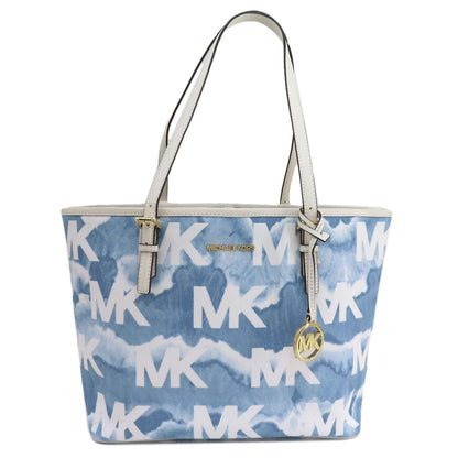 Michael Kors マイケルコース 水彩柄 トートバッグ PVC レディース 中古