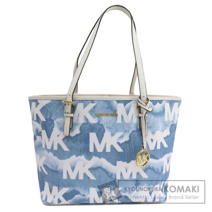 Michael Kors マイケルコース 水彩柄 トートバッグ PVC レディース 中古
