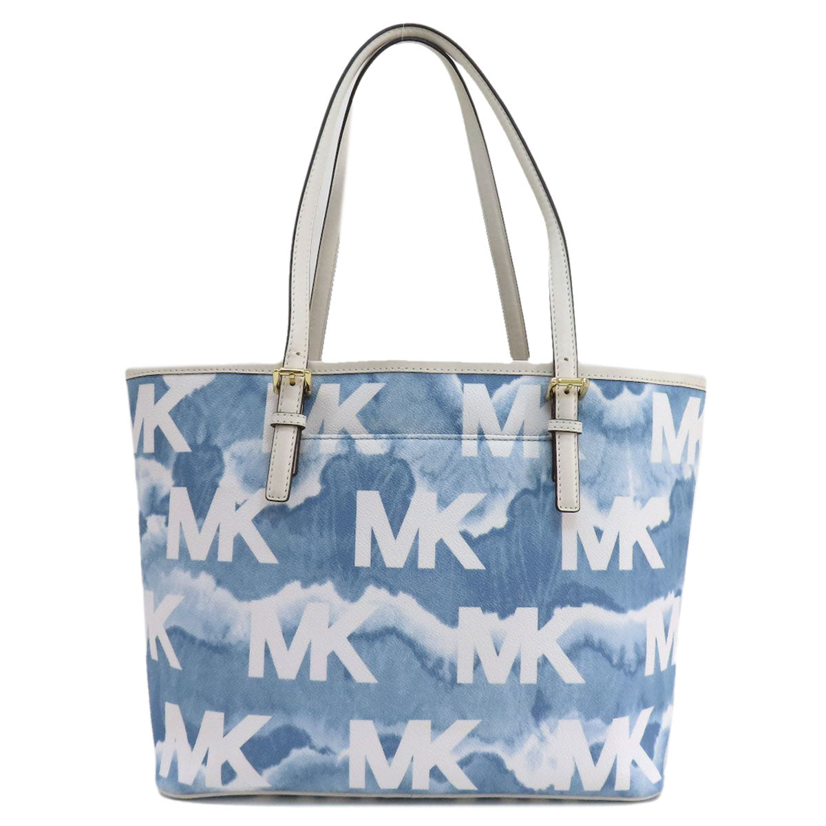 Michael Kors マイケルコース 水彩柄 トートバッグ PVC レディース 中古