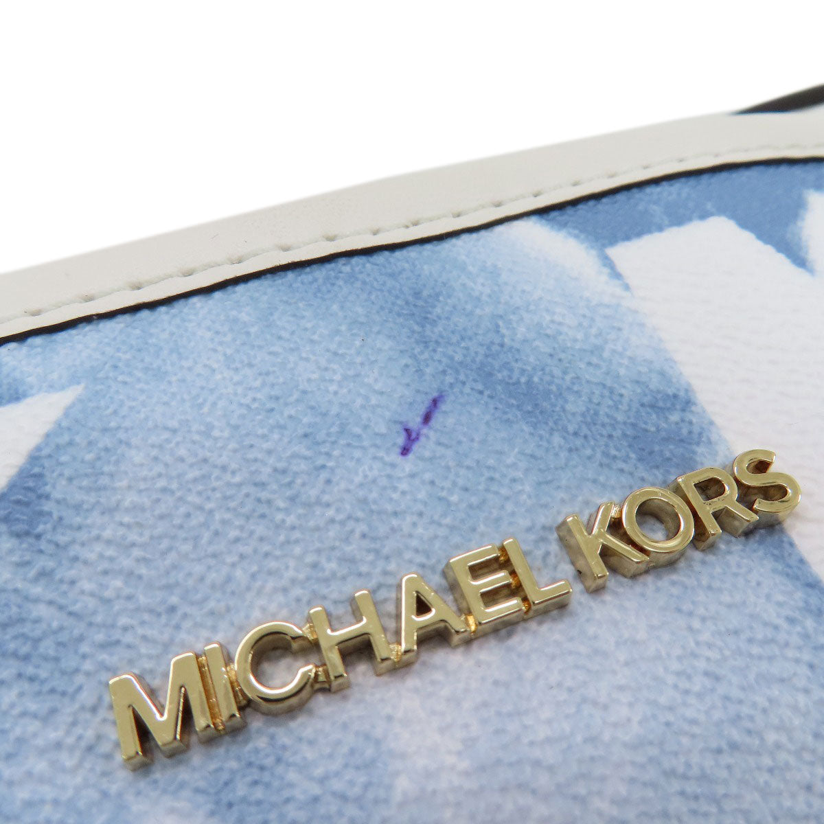 Michael Kors マイケルコース 水彩柄 トートバッグ PVC レディース 中古