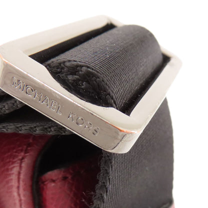Michael Kors マイケルコース ロゴ ショルダーバッグ レザー レディース 中古