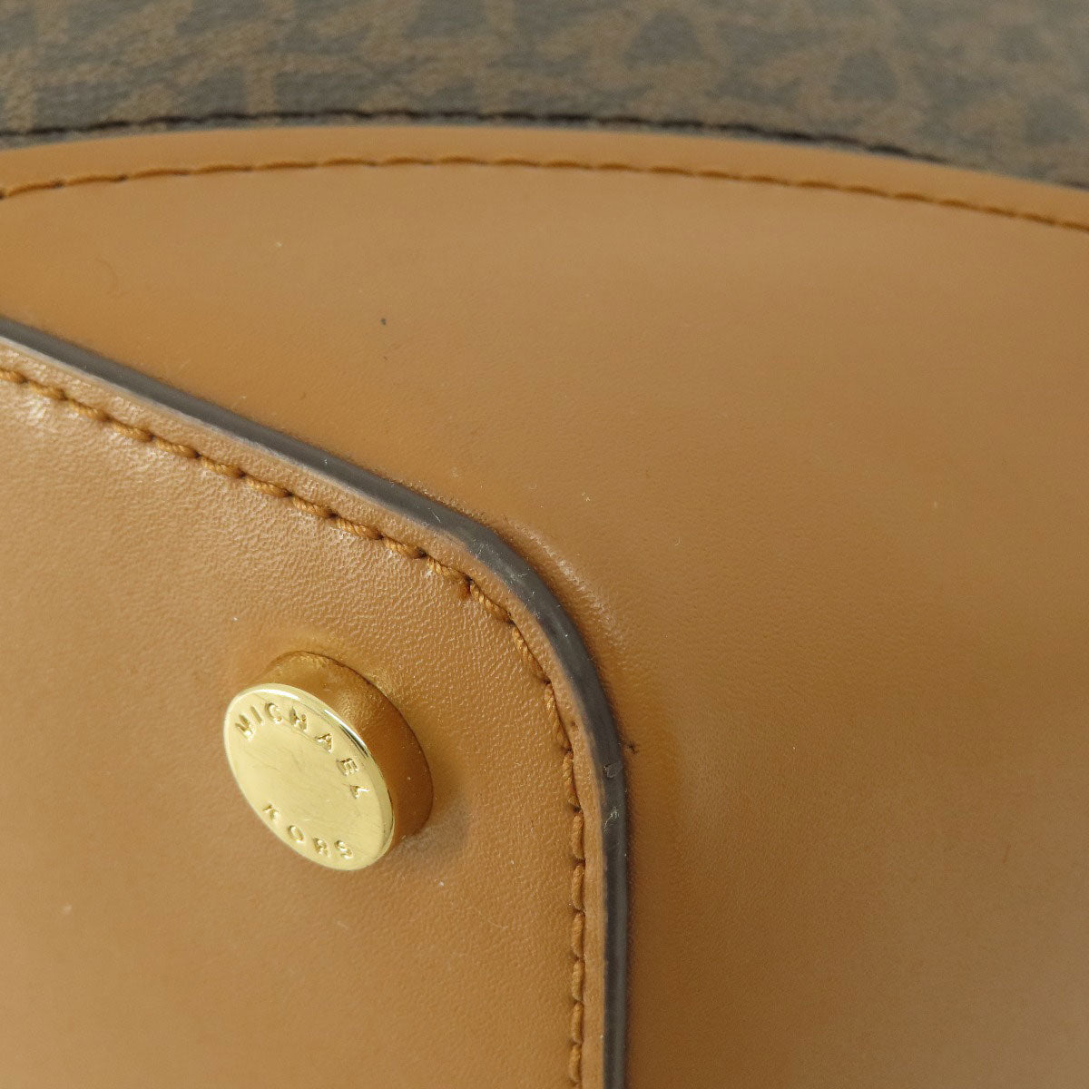 Michael Kors マイケルコース MKシグネチャー トートバッグ PVC レディース 中古