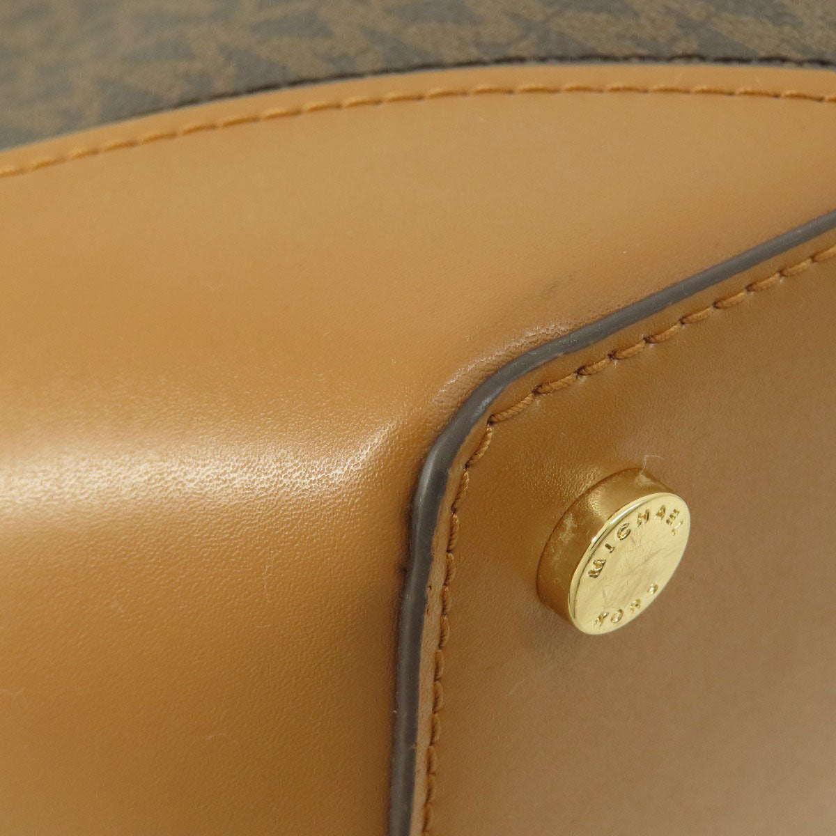 Michael Kors マイケルコース MKシグネチャー トートバッグ PVC レディース 中古