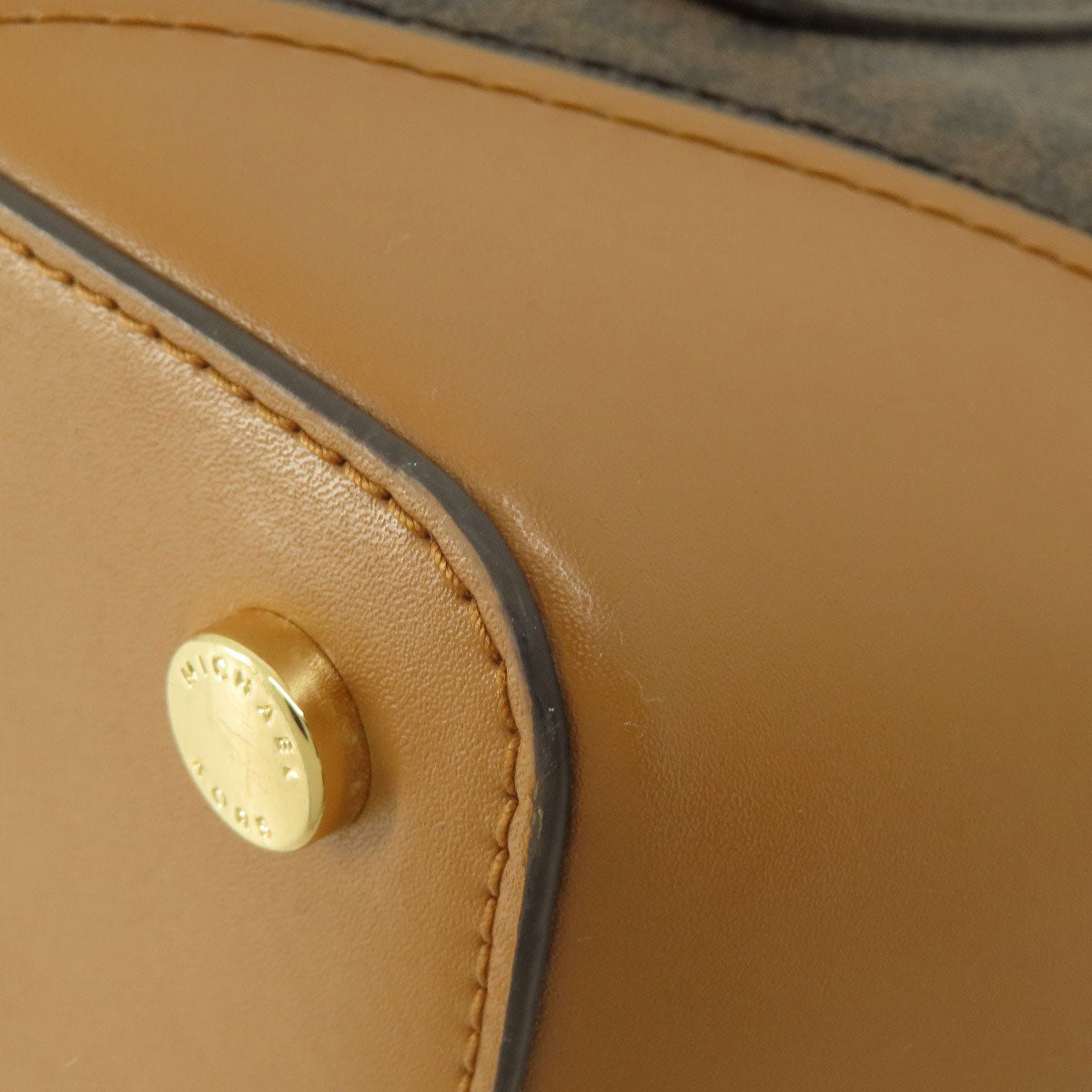 Michael Kors マイケルコース MKシグネチャー トートバッグ PVC レディース 中古