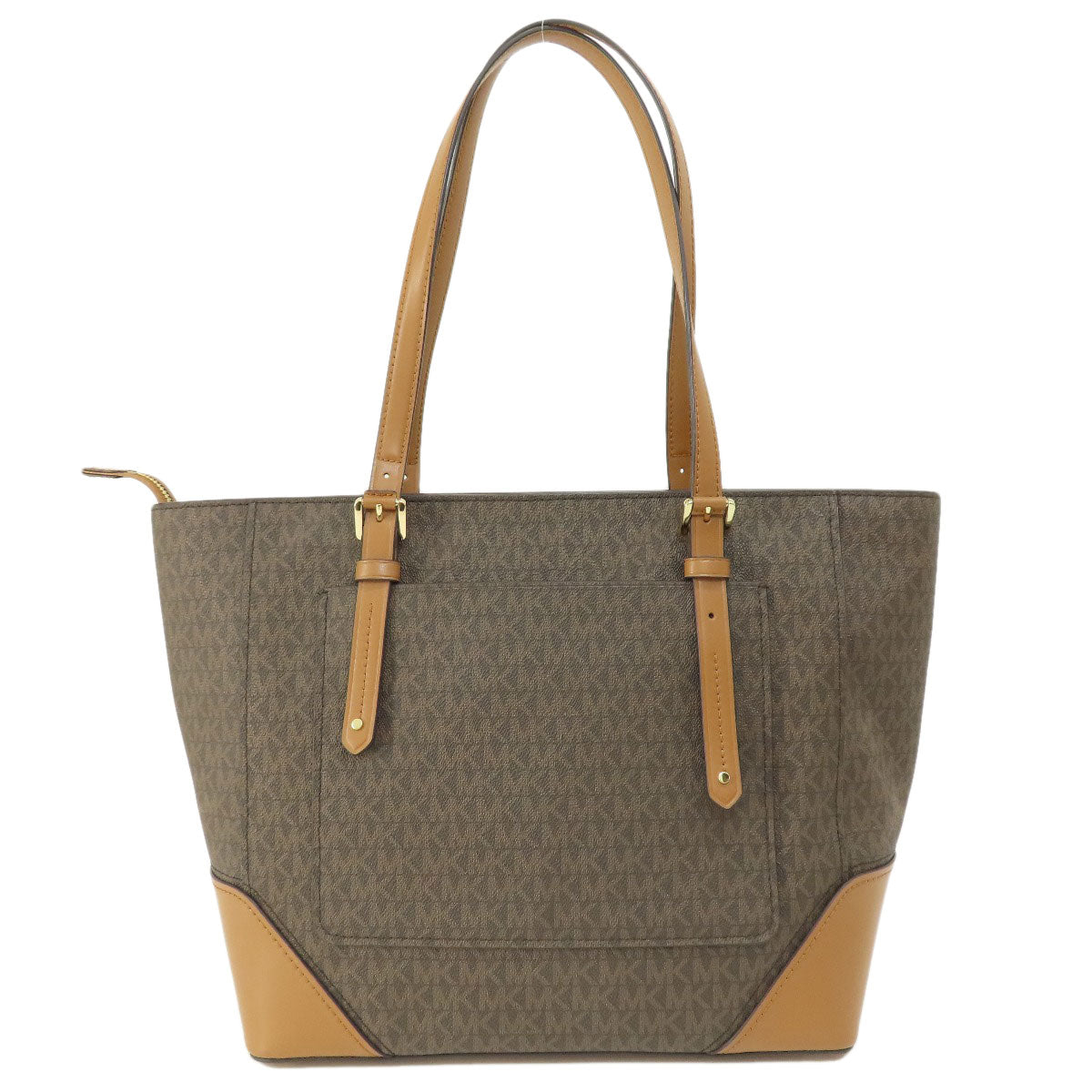 Michael Kors マイケルコース MKシグネチャー トートバッグ PVC レディース 中古