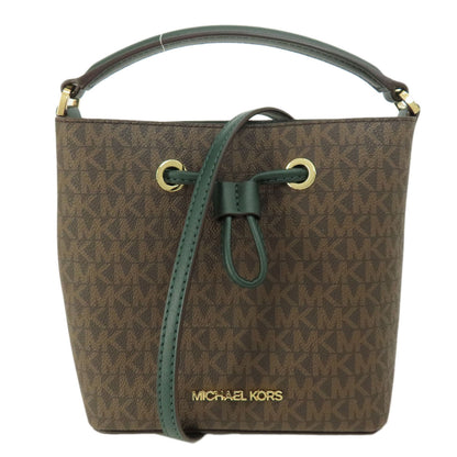 Michael Kors マイケルコース MKシグネチャー 2WAY ハンドバッグ PVC レディース 中古