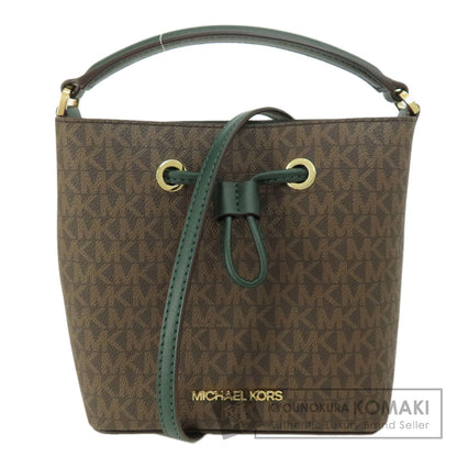 Michael Kors マイケルコース MKシグネチャー 2WAY ハンドバッグ PVC レディース 中古