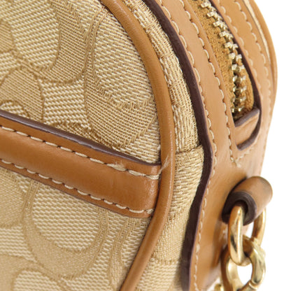 COACH コーチ F28959 シグネチャー ショルダーバッグ キャンバス レディース 中古