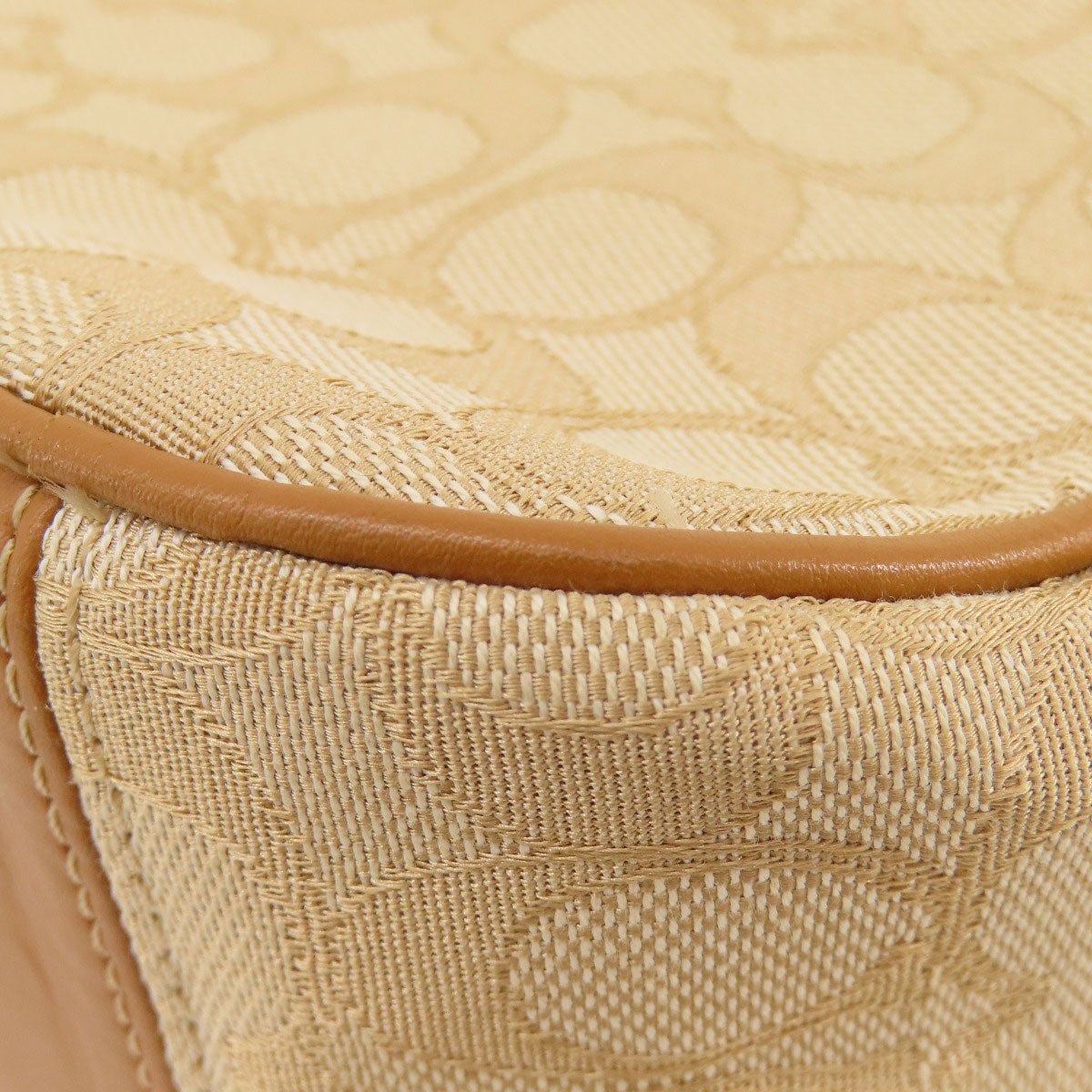 COACH コーチ F28959 シグネチャー ショルダーバッグ キャンバス レディース 中古