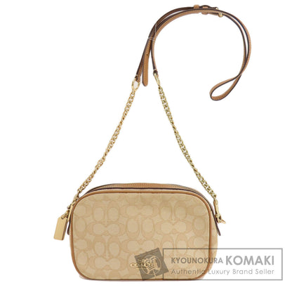 COACH コーチ F28959 シグネチャー ショルダーバッグ キャンバス レディース 中古