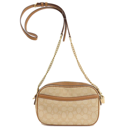 COACH コーチ F28959 シグネチャー ショルダーバッグ キャンバス レディース 中古
