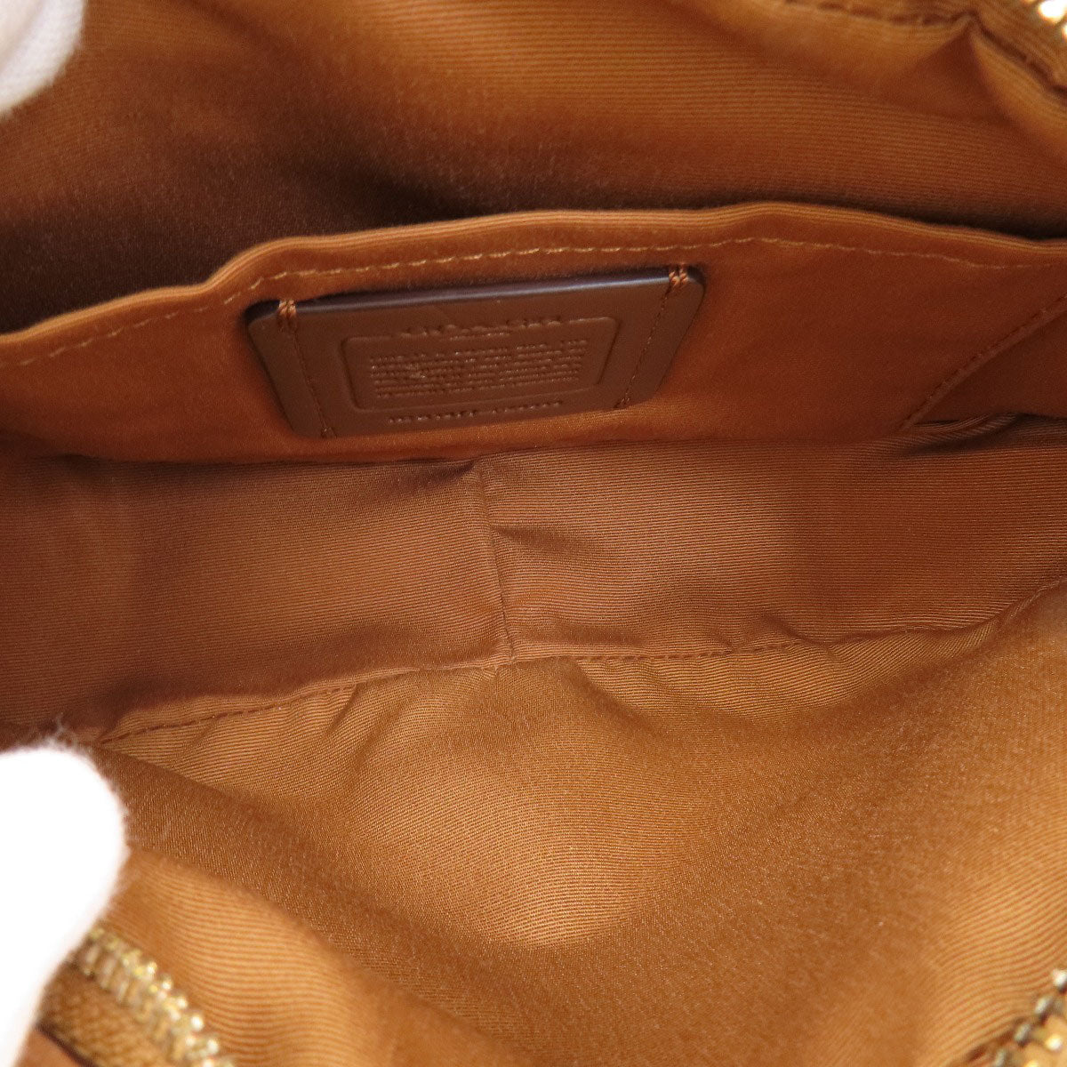 COACH コーチ F28959 シグネチャー ショルダーバッグ キャンバス レディース 中古