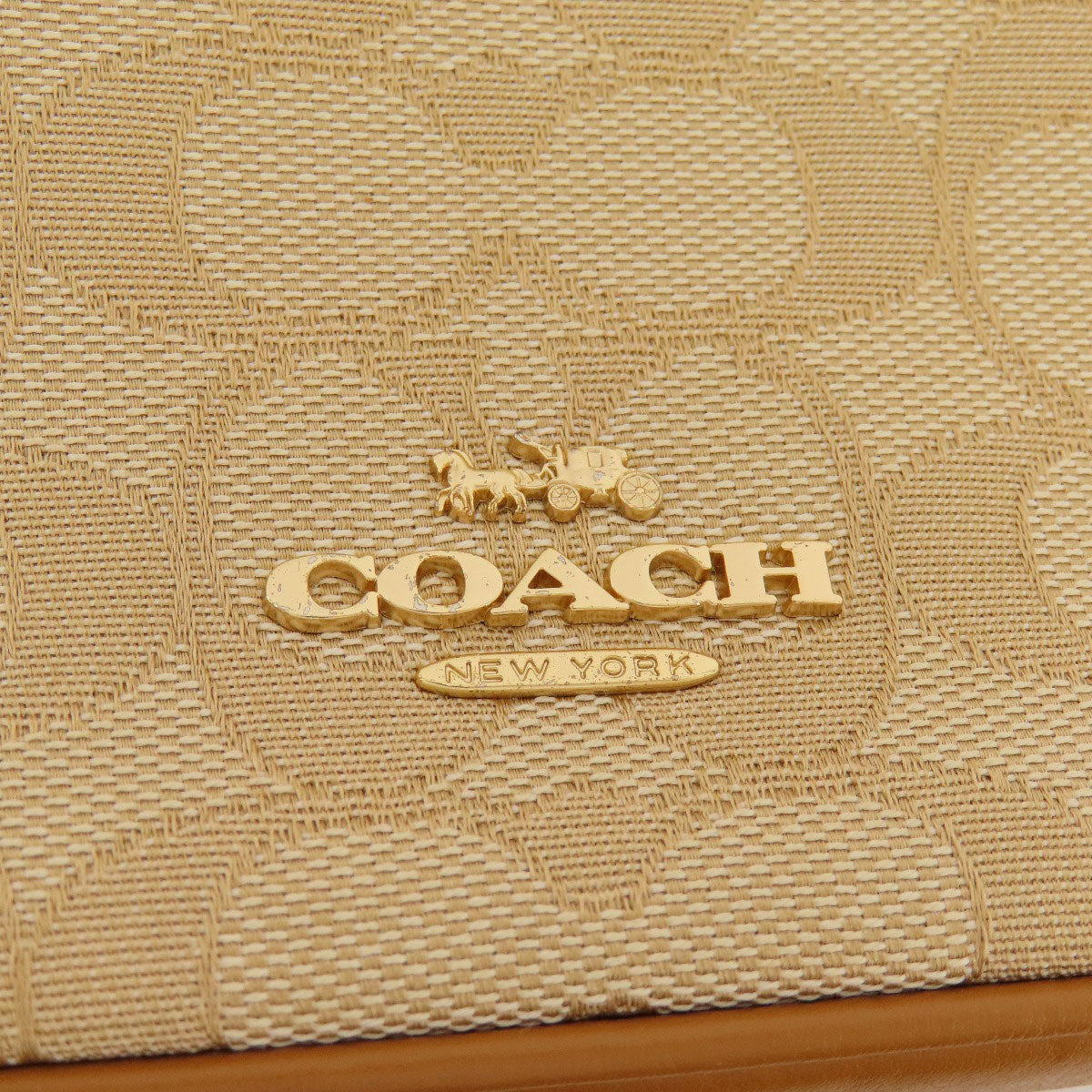 COACH コーチ F28959 シグネチャー ショルダーバッグ キャンバス レディース 中古