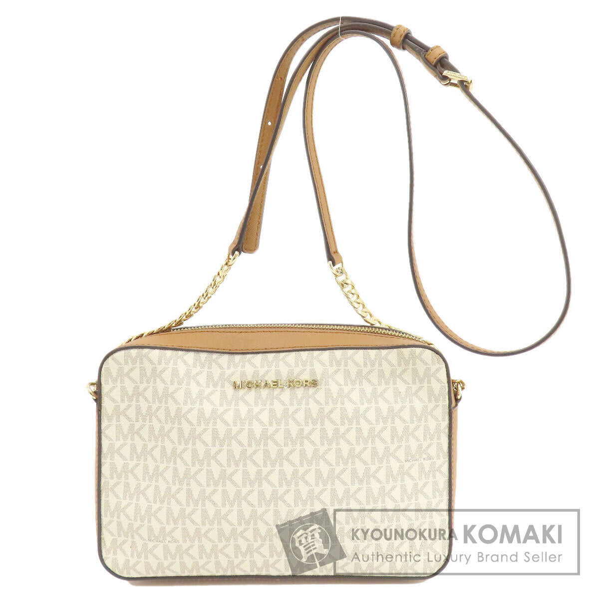 Michael Kors マイケルコース MKシグネチャー ショルダーバッグ PVC レディース 中古
