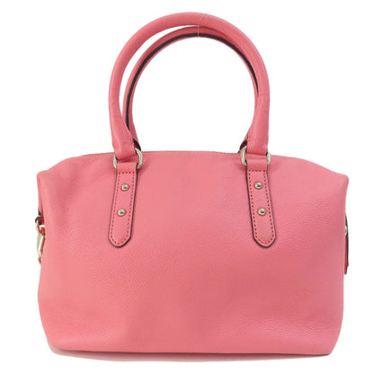 kate spade ケイトスペード ロゴ 2WAY ハンドバッグ レザー レディース 中古