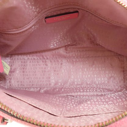 kate spade ケイトスペード ロゴ 2WAY ハンドバッグ レザー レディース 中古