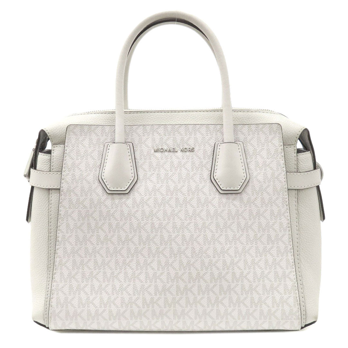 Michael Kors マイケルコース MKシグネチャー トートバッグ PVC レディース 中古