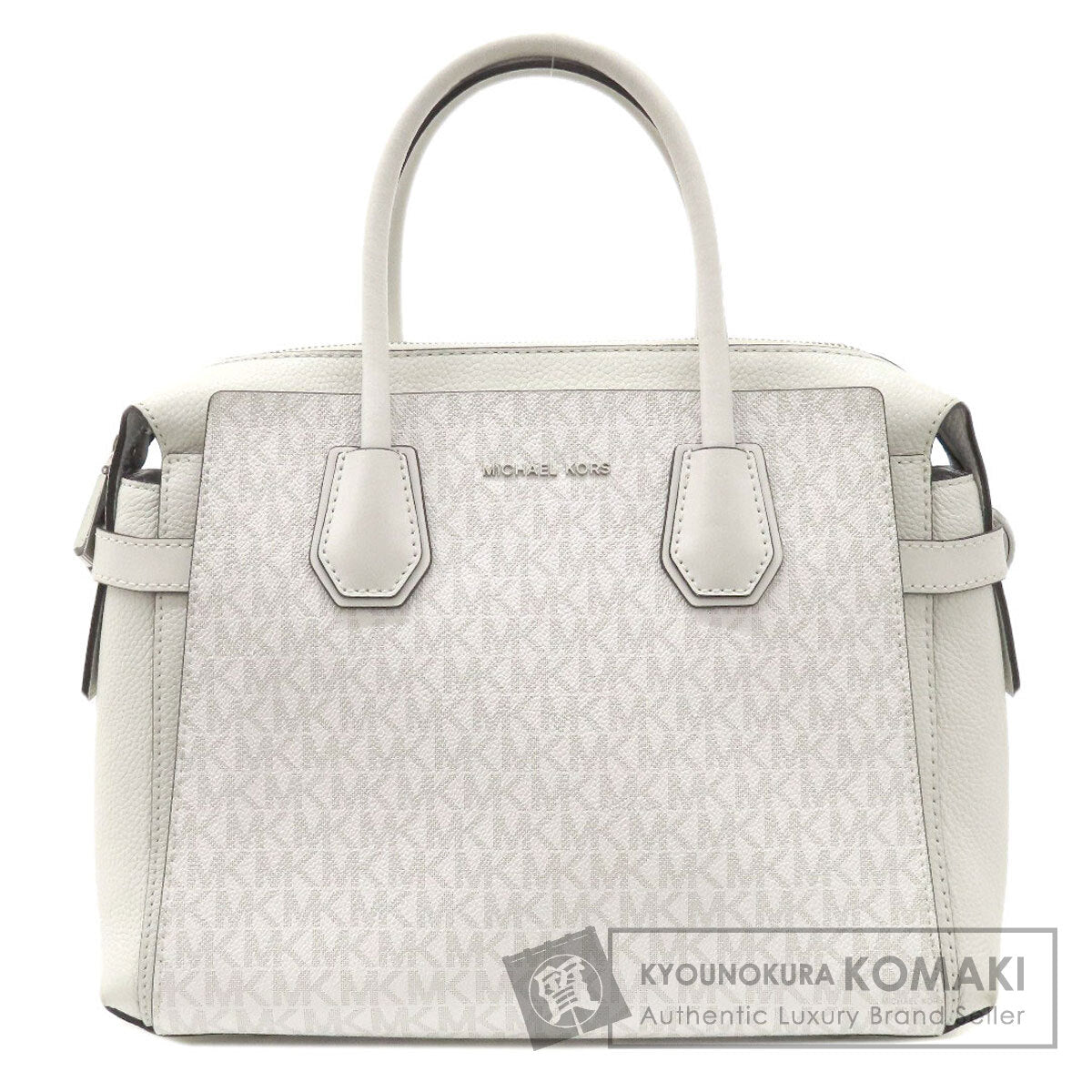 Michael Kors マイケルコース MKシグネチャー トートバッグ PVC レディース 中古