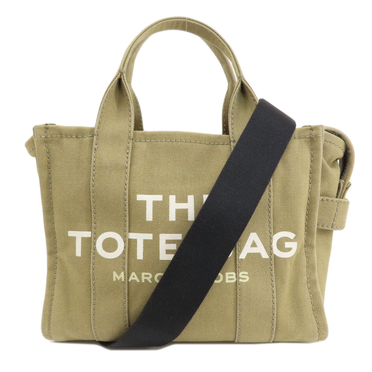 MARC JACOBS マーク・ジェイコブス ザ トートバッグ 2WAY ハンドバッグ キャンバス レディース 中古
