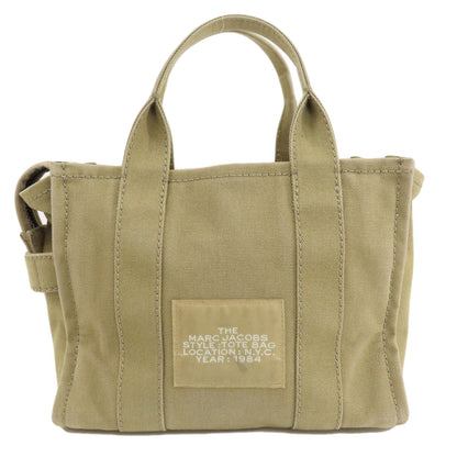 MARC JACOBS マーク・ジェイコブス ザ トートバッグ 2WAY ハンドバッグ キャンバス レディース 中古