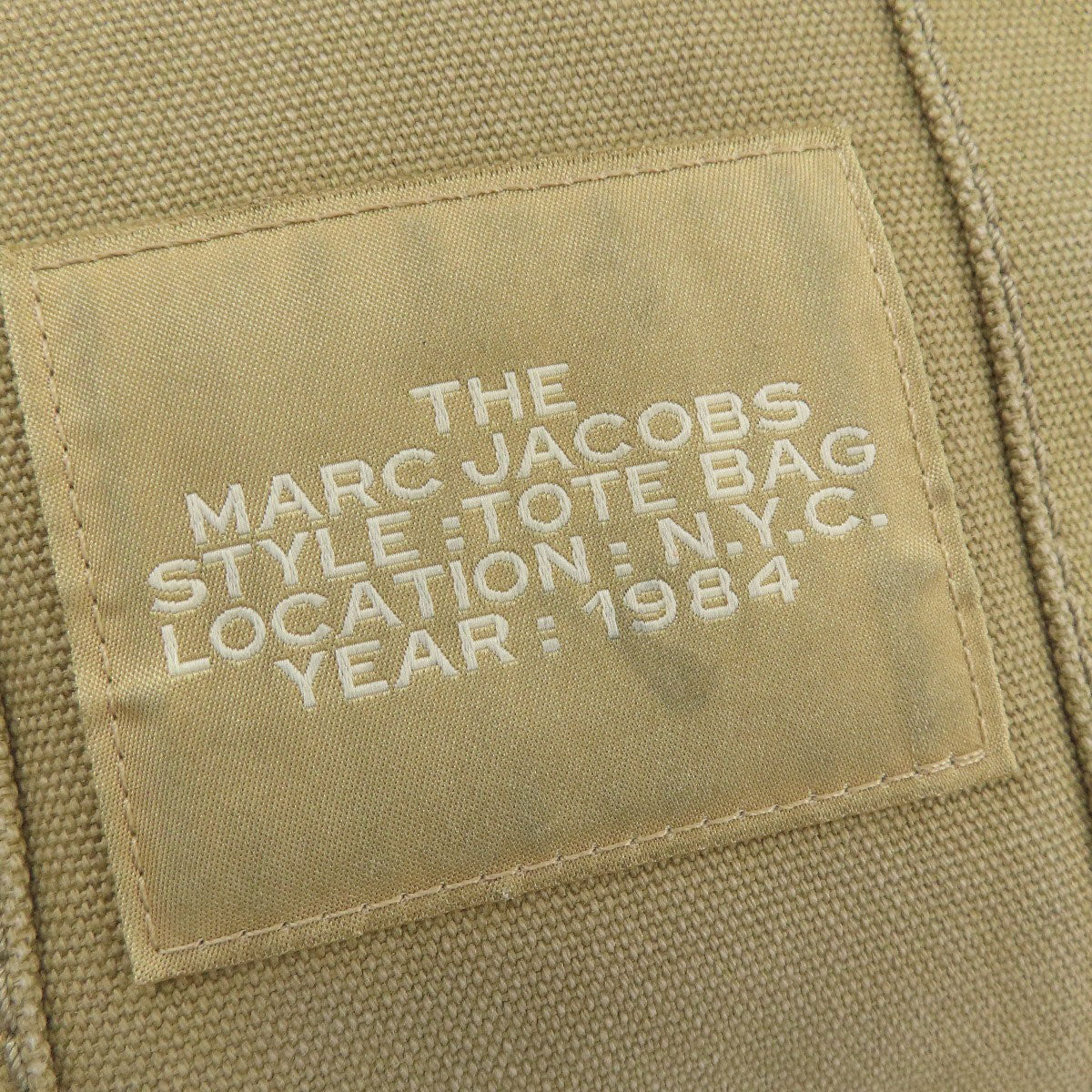 MARC JACOBS マーク・ジェイコブス ザ トートバッグ 2WAY ハンドバッグ キャンバス レディース 中古