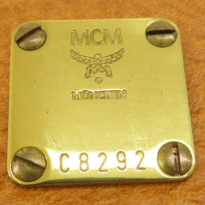 MCM エムシーエム ミニボストン ボストンバッグ PVC レディース 中古