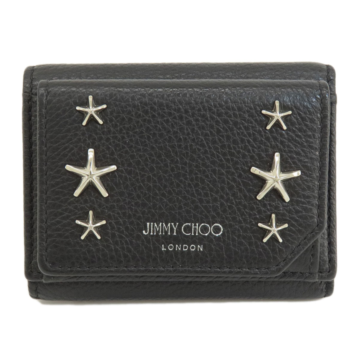 Jimmy Choo ジミーチュウ スターモチーフ カードケース レザー レディース 中古