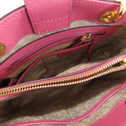 MICHAEL MICHAEL KORS マイケルマイケルコース 2WAY ハンドバッグ PVC レディース 中古