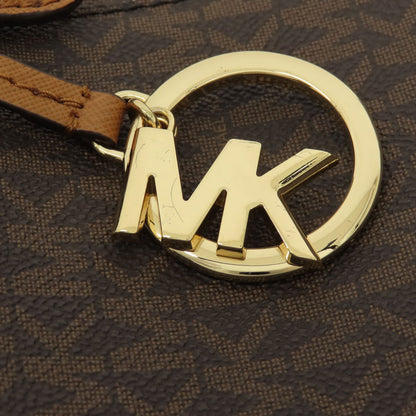 Michael Kors マイケルコース MKシグネチャー トートバッグ PVC レディース 中古
