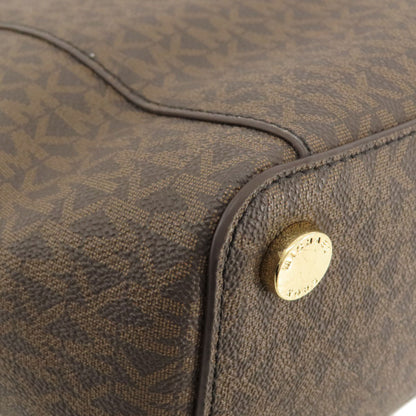 Michael Kors マイケルコース MKシグネチャー トートバッグ PVC レディース 中古