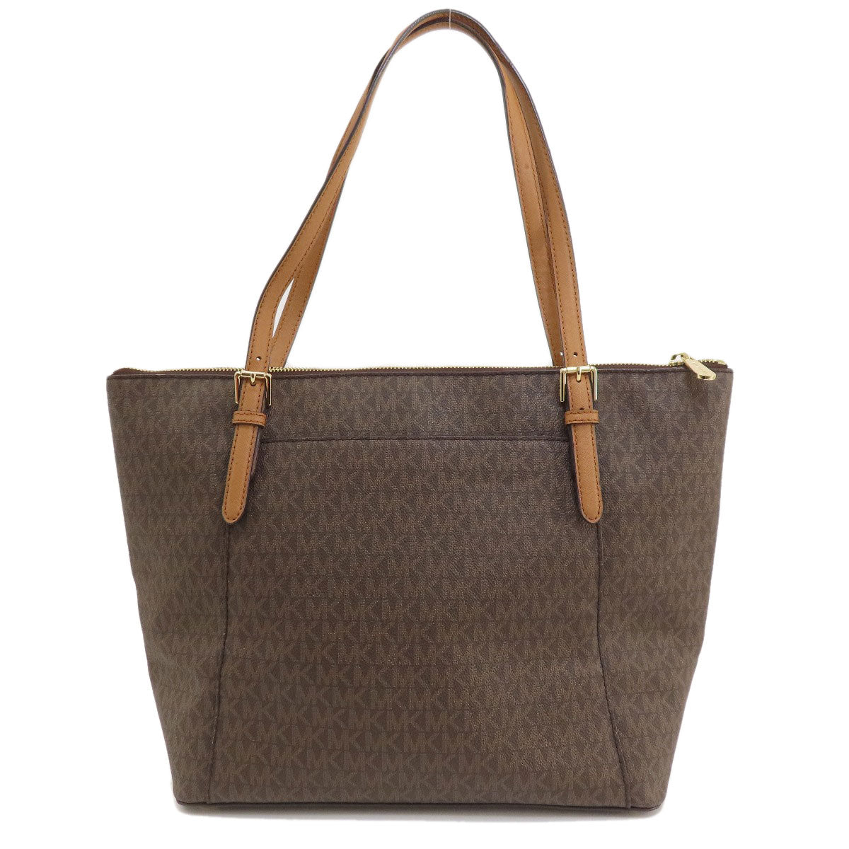 Michael Kors マイケルコース MKシグネチャー トートバッグ PVC レディース 中古