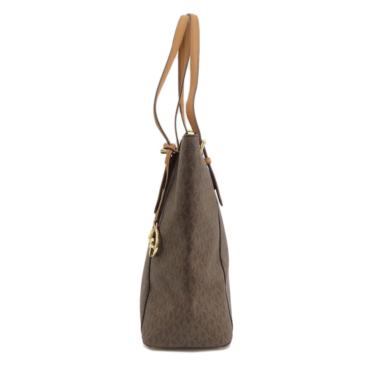 Michael Kors マイケルコース MKシグネチャー トートバッグ PVC レディース 中古