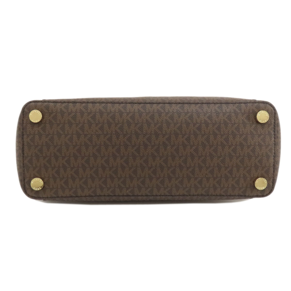 Michael Kors マイケルコース MKシグネチャー トートバッグ PVC レディース 中古