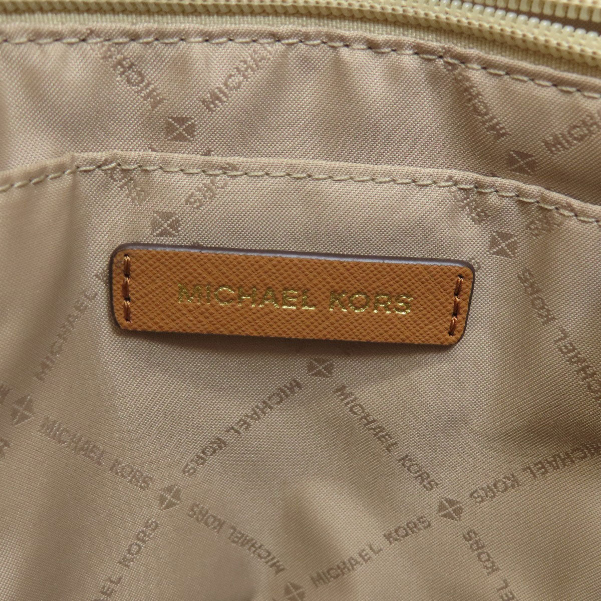 Michael Kors マイケルコース MKシグネチャー トートバッグ PVC レディース 中古