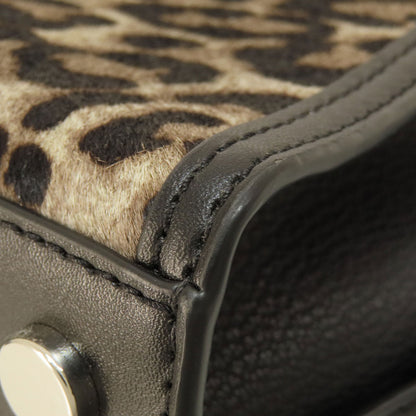Michael Kors マイケルコース レオパード柄 2WAY ハンドバッグ レザー レディース 中古
