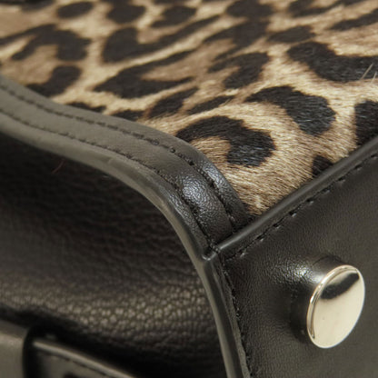 Michael Kors マイケルコース レオパード柄 2WAY ハンドバッグ レザー レディース 中古
