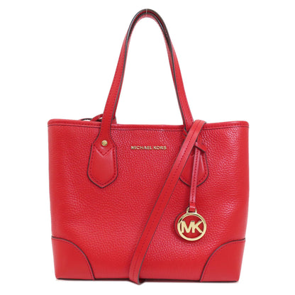 Michael Kors マイケルコース ロゴ金具 2WAY トートバッグ レザー レディース 中古