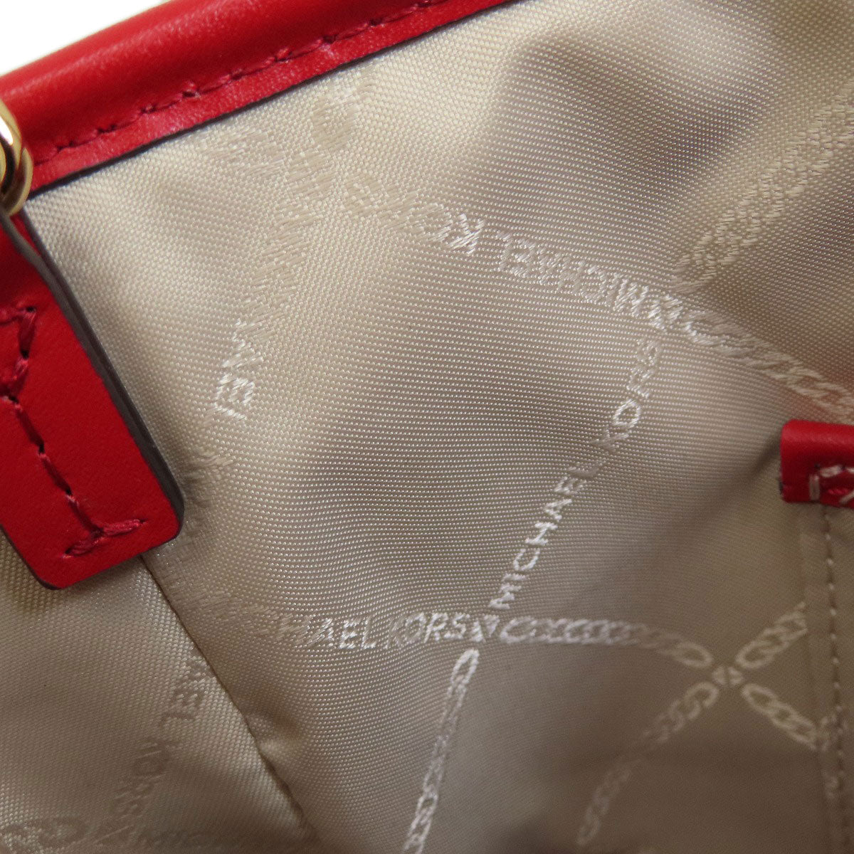 Michael Kors マイケルコース ロゴ金具 2WAY トートバッグ レザー レディース 中古