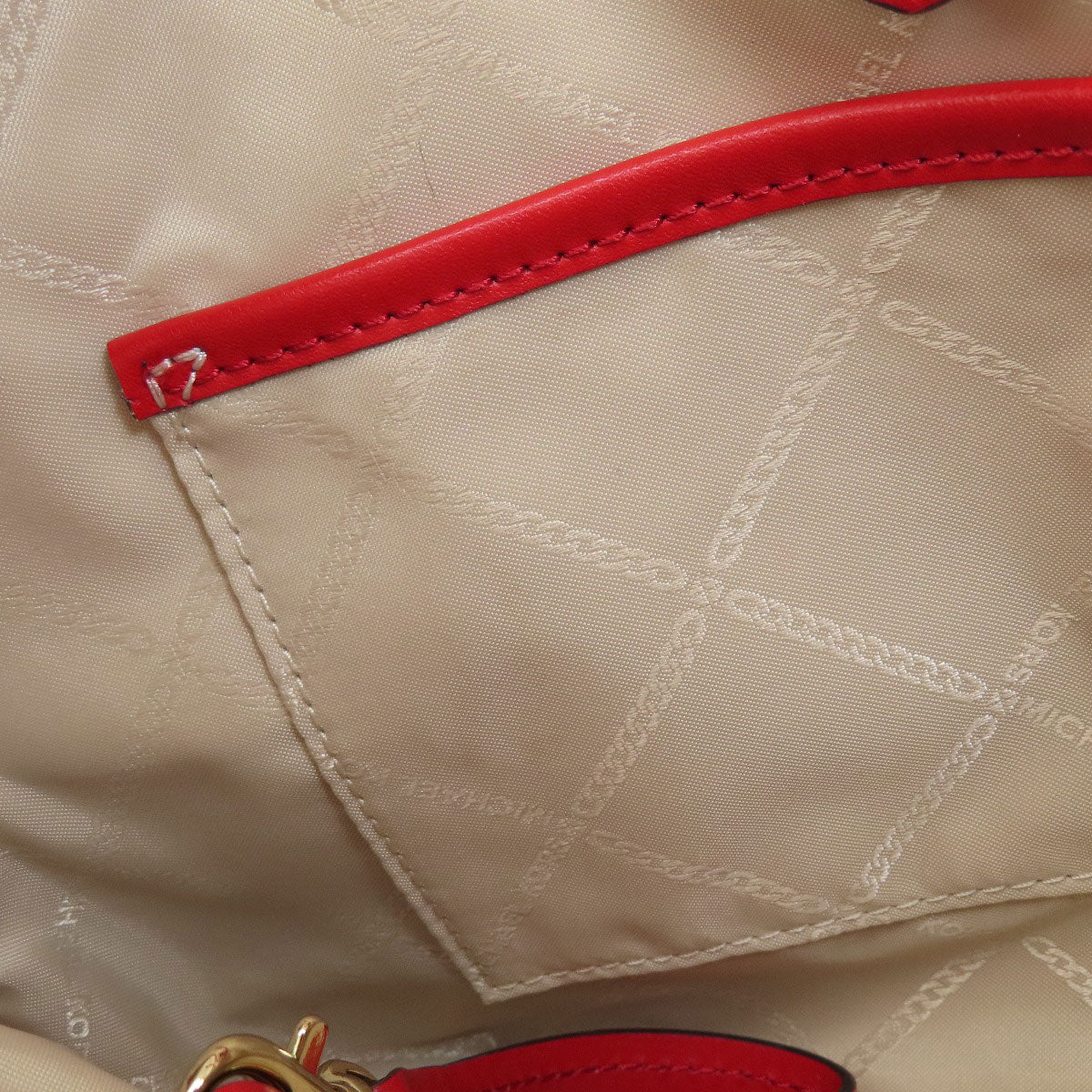 Michael Kors マイケルコース ロゴ金具 2WAY トートバッグ レザー レディース 中古