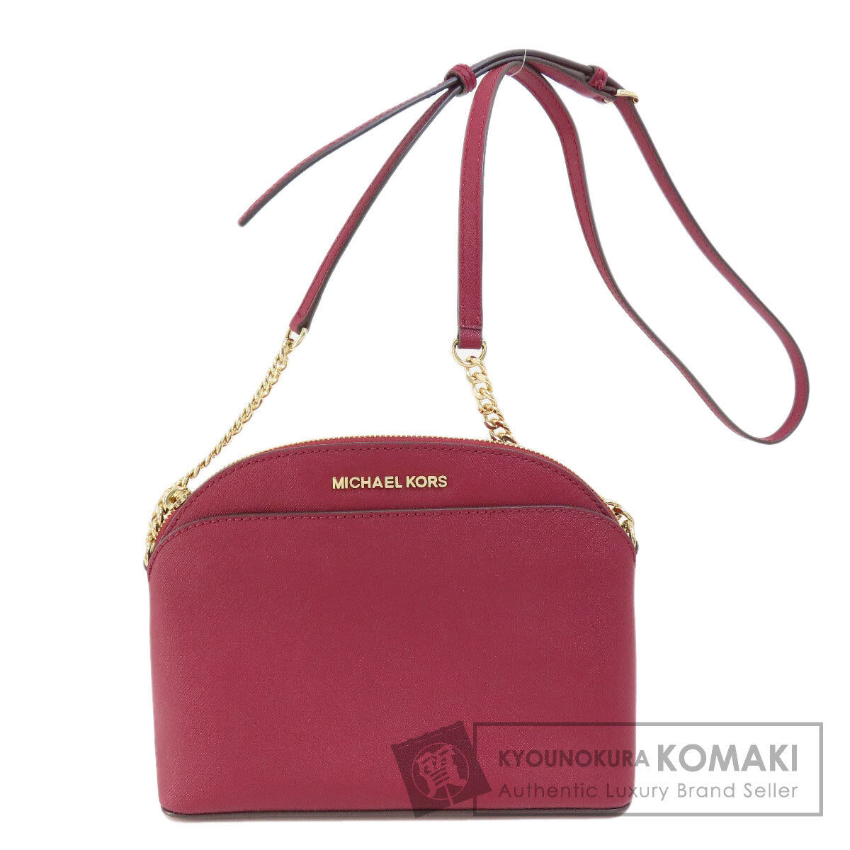 Michael Kors マイケルコース ロゴ ショルダーバッグ レザー レディース 中古